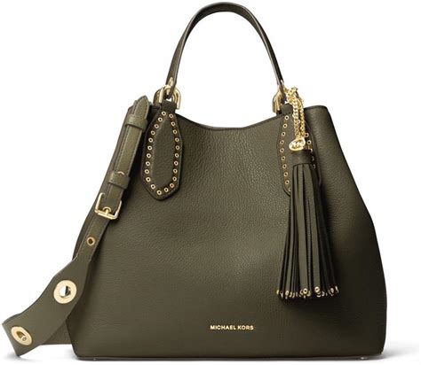 michael michael kors brooklyn large leather tote